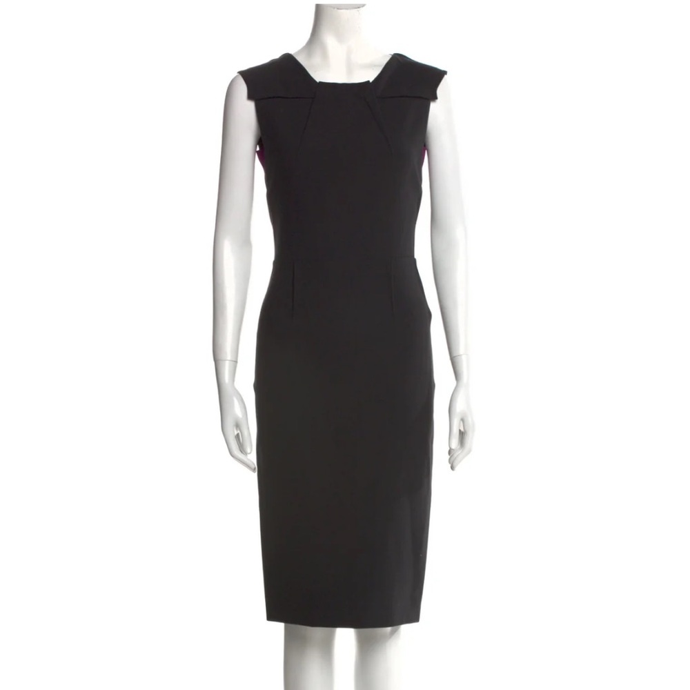 Roland Mouret Black Midi Dress